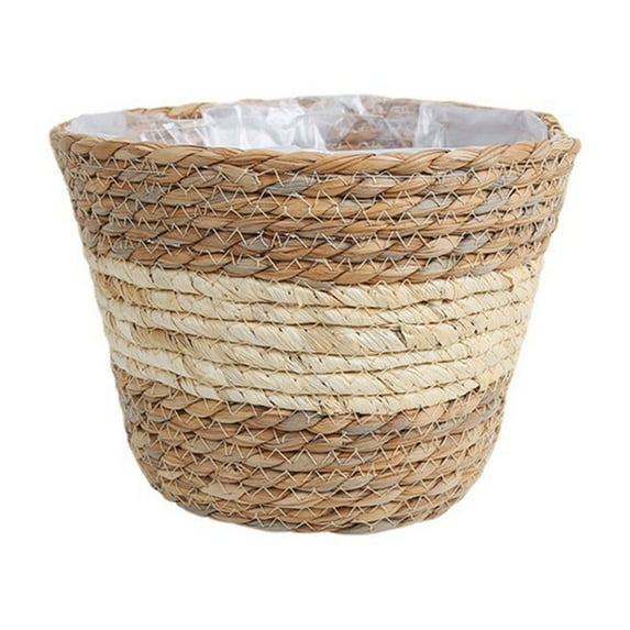 Dongrere Plant Basket, Decorative Woven Basket Storage Basket, Indoor Planting Basket Closet Storage Bin Table Desk Organizer for Home Decor