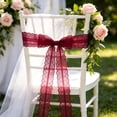 thumbnail image 1 of Dongrere Scalloped Edge Lace Ribbon Hollow Floral Woven Decorative Tape Gift Wrapping for Christmas Wedding Birthday Party Use, 1.2x866 Inch, Wine, 1 of 6