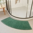 thumbnail image 1 of Dongrere Shower Carpet Curved Bath Rug Microfiber Bathroom Floor Mat Non-slip Absorbent, 1 of 6