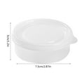 thumbnail image 1 of Dongrere Small Food Container - Round Mini Sealed Bento Box Portable Clear Storage Box for Snacks and Food, 2.9x1.2 Inch, 1 of 3