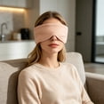 thumbnail image 1 of Dongrere Soft Breathable Sleep Eye Mask, Light Blocking Blindfold for Sleeping Travel Nap Night Rest Use, 5x26.7 Inch, Pink, 1 of 6