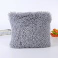 thumbnail image 1 of Dongrere Soft Plush Pillow Cover olid Color Cushion Case for Sofa, Bed & Home Decor 17*17In, 1 of 2