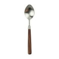 thumbnail image 1 of Dongrere Spoon with Wood Handle, Stainless Steel Dinner Spoon, Dishwasher Safe, Home Kitchen Use, 7.9x1.6 Inch, 1 of 6