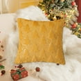 thumbnail image 1 of Dongrere Throw Pillowcase for Winter Warmth 18x18 Inch Christmas Embroidered Pillow Cover - Washable Decorative Pillow Case for Sofa, Bed, Living Room, 1 of 3