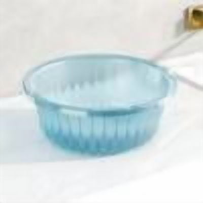 Dongrere Translucent Water Basin Round Wash Basin Multifunctional Plastic Basin for Washing Face, Soaking Feet, Washing Clothes, Washing Dishes