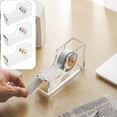 thumbnail image 1 of Dongrere Transparent Desktop Tape Dispenser Acrylic Non-Skid Tape Cutter Holder for Desk, Office, Home, 4.7 Inch, Gold, 1 of 7