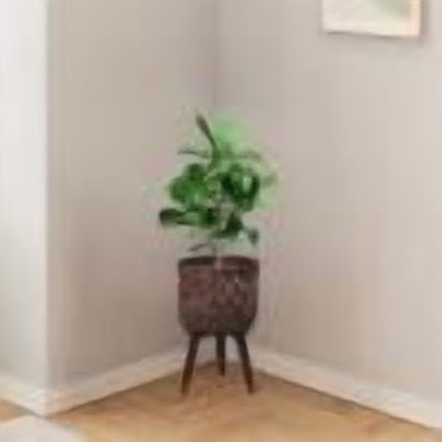 Dongrere Weaving Basket Planter with High Legged Wooden Flower Basket without Plastic Liner Flower Arrangement Basket for Indoor Outdoor