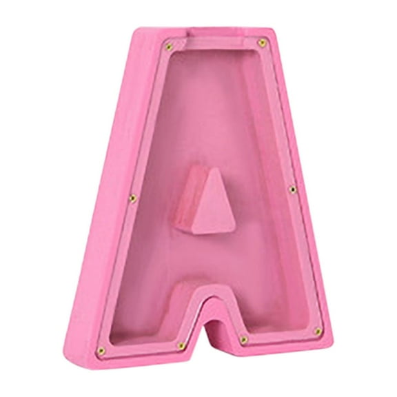 Dongrere Wooden Money Box - Personalized Letter Bank with Clear View Window for Coin, Ideal Christmas or Birthday Gift