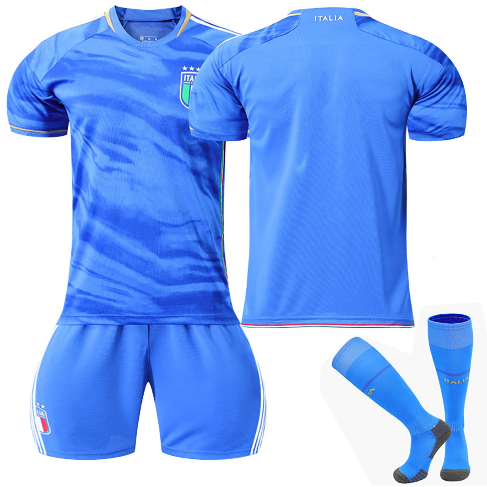 Dongzhu 2324 Italy National Team Home Game Blue Soccer Jersey, #None
