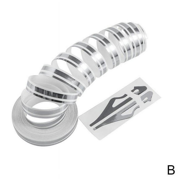 Dongzhur Double Line Tape Car Decal Striping Pin Stripe Steamline Sticker Black ◇} πй вκ