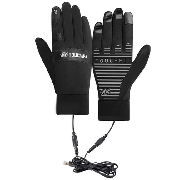 Dongzhur Electric USB Heated Gloves Rechargeable T ouch Screen Motorcycle Warm Gloves T3