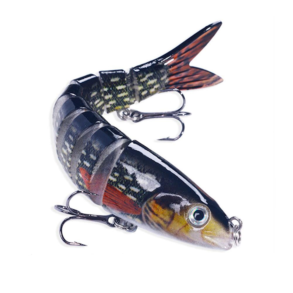 FOWEROTY Multi-Jointed Fishing Lure – 5.31" Slow Sinking Swimbait For Bass, Fresh & Saltwater - View #9