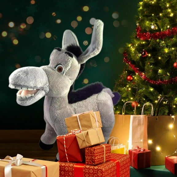 Donkey 10" Open Mouth Soft Stuffed Plush Doll Shrek Rare New USA Seller Holiday