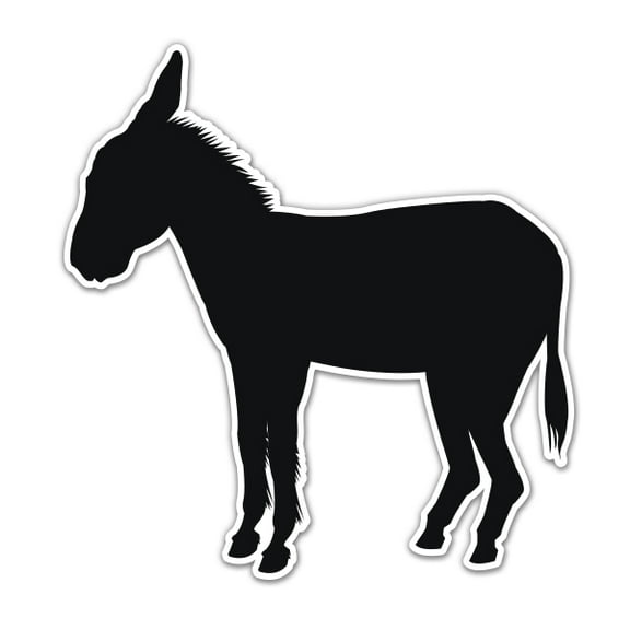 Donkey - 5" Vinyl Sticker - For Car Laptop I-Pad - Waterproof Decal