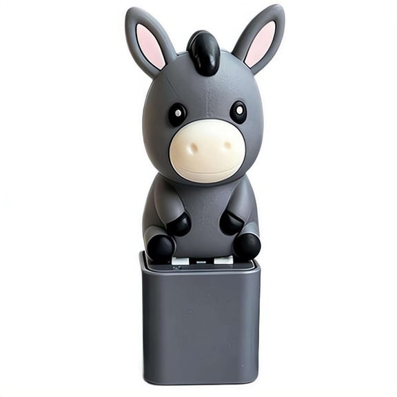Donkey Animal Sound Fidget Clicker Keychain Toy, Cute Push Button Noise Maker Sensory Desk Accessory, Fun Office & Travel Gift