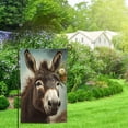 thumbnail image 1 of Donkey Animals Print Garden Flags Double Sided 12 X 18 Inch Yard Flags Spring Small Garden Flags for Outdoor Holiday Decorations, 1 of 6