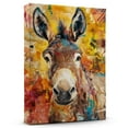 thumbnail image 1 of Donkey Brown Canvas Wall Art Animal Decor, Donkey Brown Canvas Prints Wild Animal Artwork for Living Room Bedroom Office 190HD317, 1 of 4