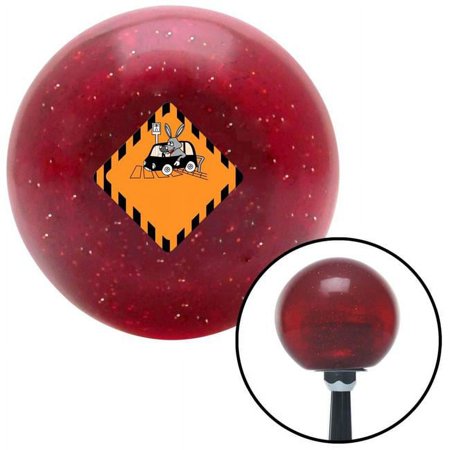 Donkey Driver Red Metal Flake Shift Knob with M16 x 1.5 Insert Shifter Auto Manual