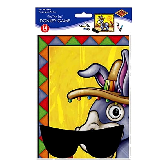 Donkey Game (mask & 12 tails included) Party Accessory (1 count) (1/Pkg)
