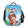 thumbnail image 1 of Donkey Kong 3D Cartoon Lunch Bag for Women/Men, Reusable Lunch Box for Office Work School Picnic Beach, Insulated Tote Bag with Adjustable Shoulder Strap, 1 of 8