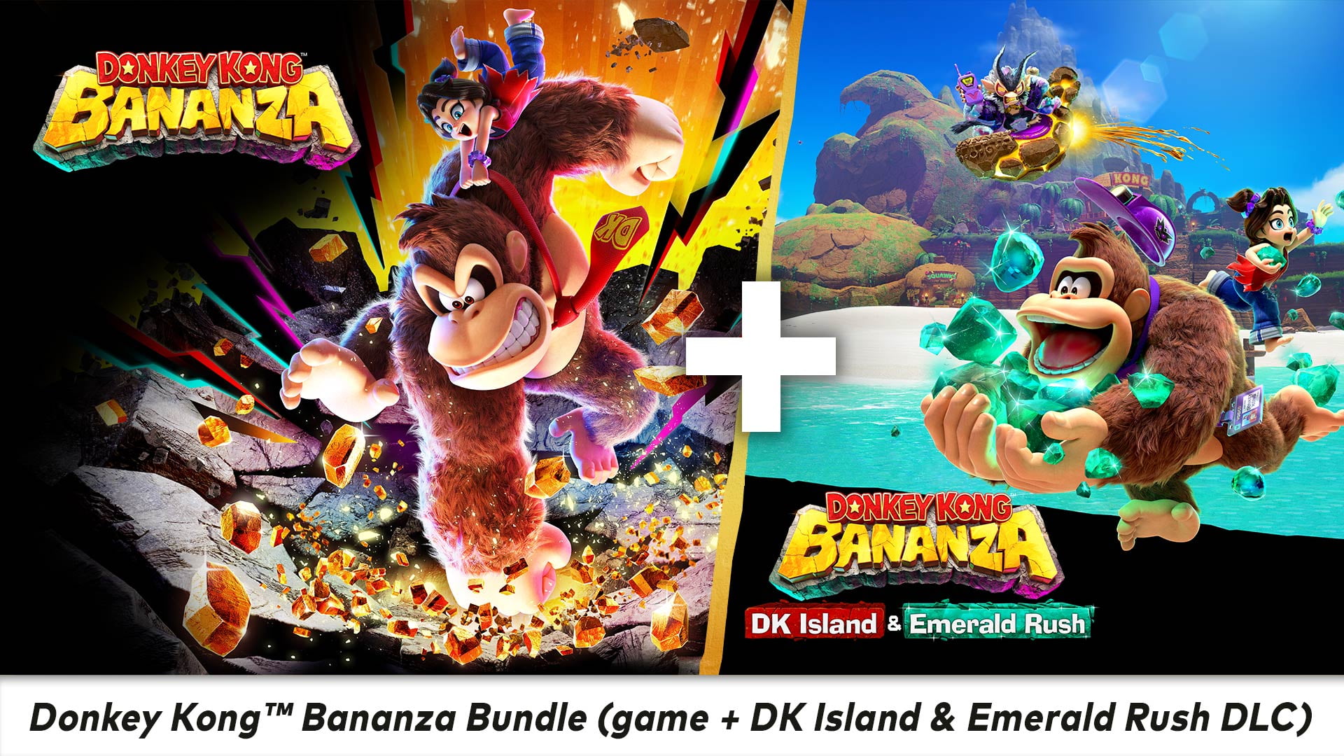 Donkey Kong Bananza Bundle: DK Island & Emerald Rush - Nintendo Switch 2 [Digital]