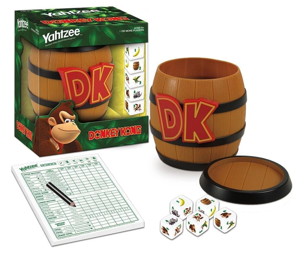 Donkey Kong Collector's Edition Yahtzee Dice Board Game