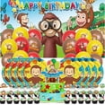 thumbnail image 1 of Donkey Kong Country Party Supplies Plates Decorations Birthday Cake Topper Banner Decor Backdrop Balloons, 1 of 8