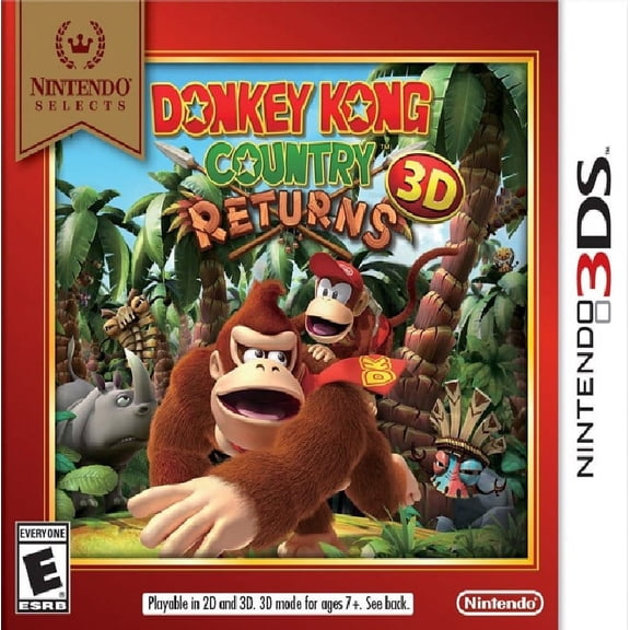 Restored Donkey Kong Country Returns 3D Nintendo 3DS Physical
