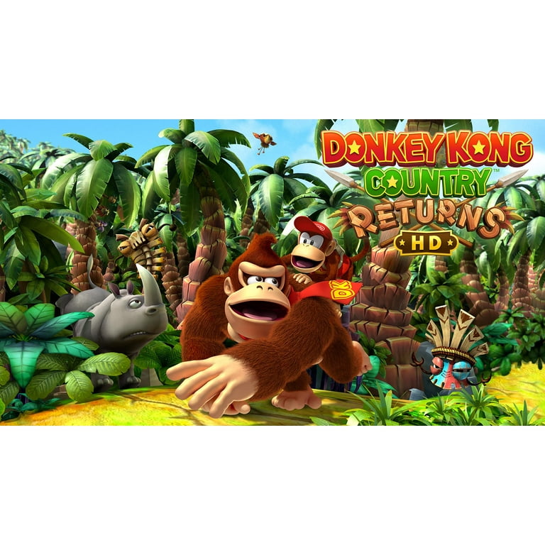 Free Shipping! Nintendo Donkey Kong Country Returns HD Digital for