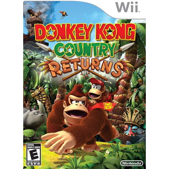 Pre-Owned Donkey Kong Country Returns Nintendo Wii Video Game Everyone