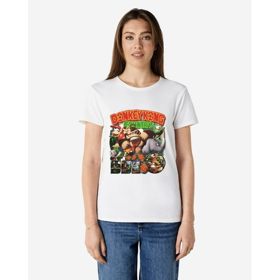 Donkey Kong Country T-Shirt - Perfect Tee for Old School Gaming Fans, for men & women, up to size 5XL.