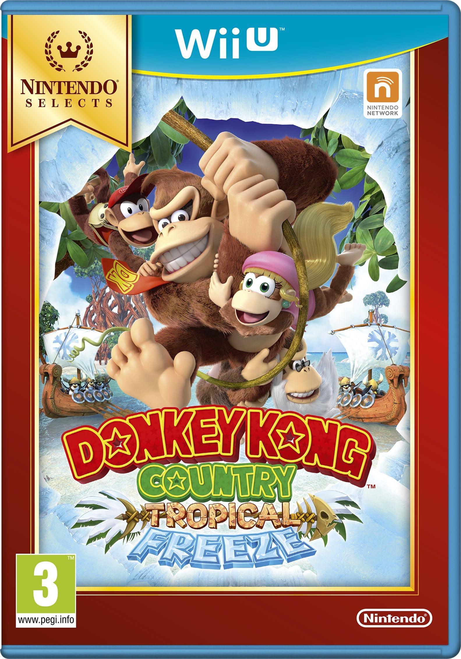 Donkey Kong Country Tropical Freeze Select (Nintendo Wii U)
