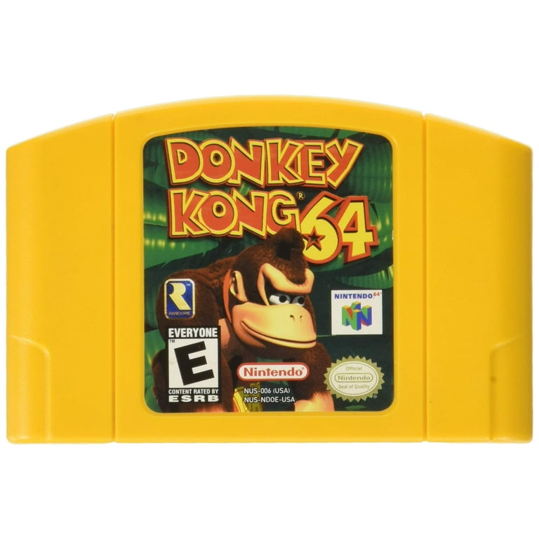 Donkey Kong Game Card For Nintendo 64 N64 Cartridge Vintage