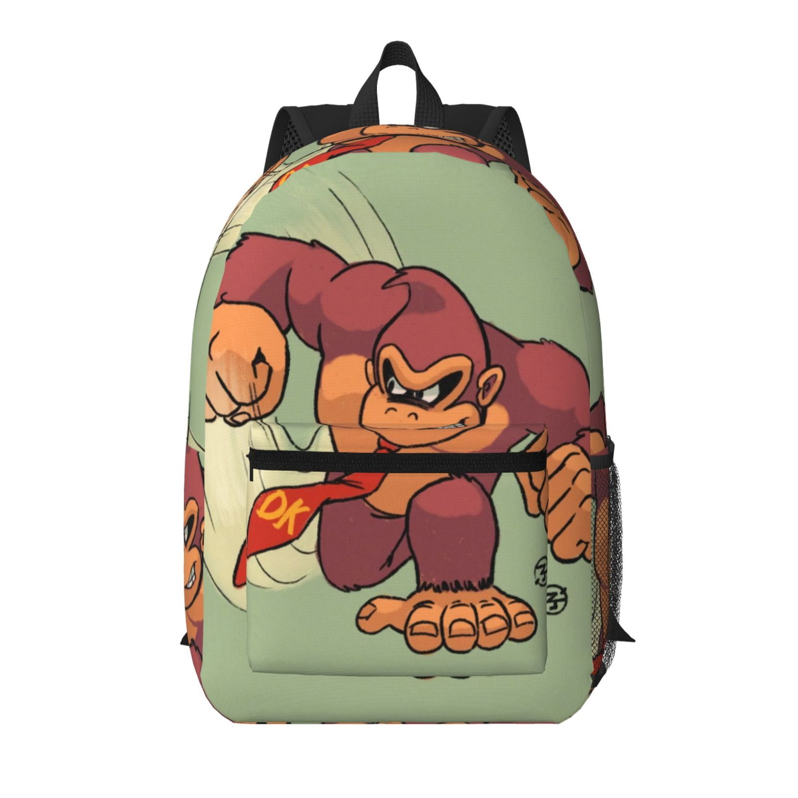 Donkey Kong Travel Laptop Backpack, Work College Hiking Waterproof ...