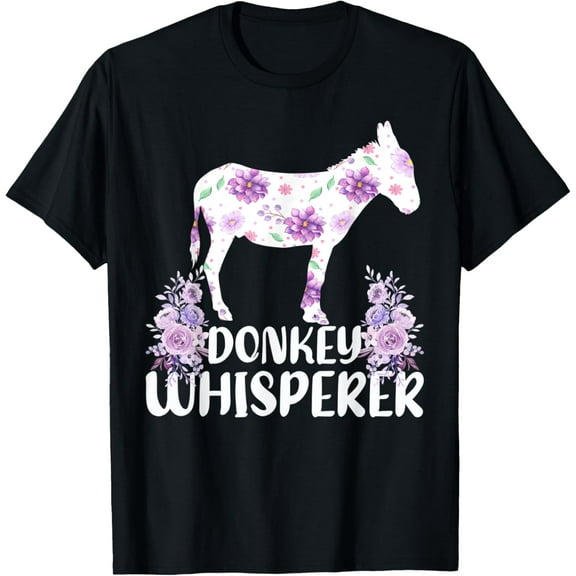 Donkey Lover Funny Farmer Donkey Whisperer T-Shirt