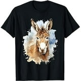 Donkey Lovers Design Pop Art Donkey T-shirt - Walmart.com