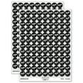 thumbnail image 1 of Donkey Smart Ass Silhouette Solid 200+ Round Stickers - Black - Matte Finish - 0.50" Size, 1 of 3