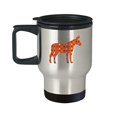 thumbnail image 1 of Donkey Travel Mug - 14 oz Stainless Steel Mule Gift Coffee Cup for Animal Lovers, 1 of 4