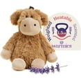 thumbnail image 1 of Warmies Microwavable Weighted Stuffed Animal, Lavender-Scented Donkey Plushie, 1.5 lbs, 1 of 6