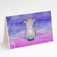 thumbnail image 1 of Donkey Watercolor Greeting Cards & Envelopes - Pack of 8, 1 of 1
