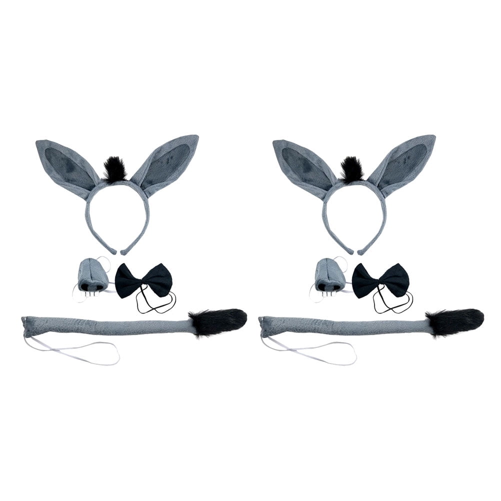 Donkey costume props 2 Sets of Donkey Costume Props Donkey Ear Headband
