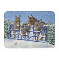 thumbnail image 1 of Donkeys and Robin at the Fence Machine Washable Memory Foam Mat, 1 of 4