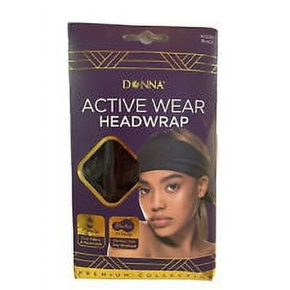 Donna Active Wear Headwrap Black