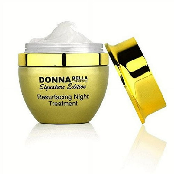 Donna Bella Cosmetics - Signature Resurfacing Night Treatment - 50ml - This Advanced De-Aging Night Time Treatment Works At Hight During Sleep To Regenerate The Natural Functions Of The Skin