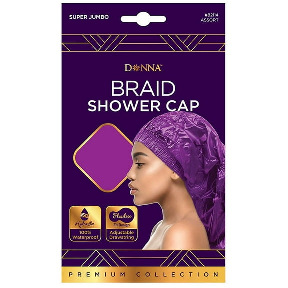 Donna Braid Shower Cap, 1 Ea