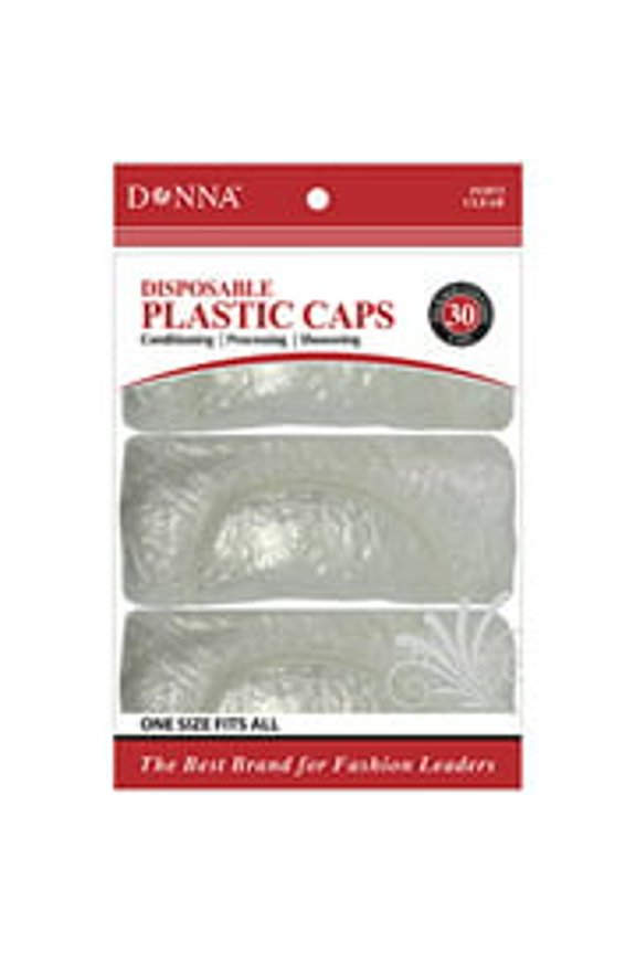 Disposable Clear Shower Cap, 30 Count