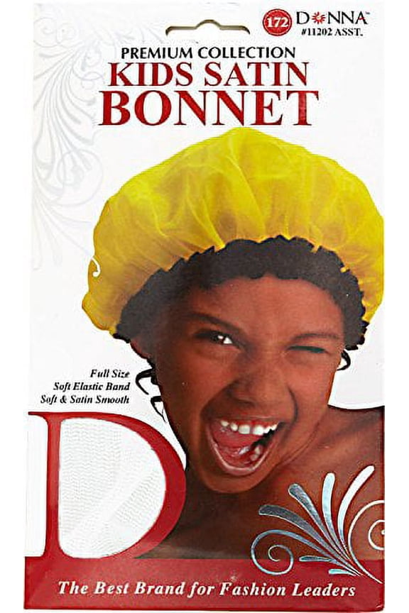 kids satin bonnet assorted