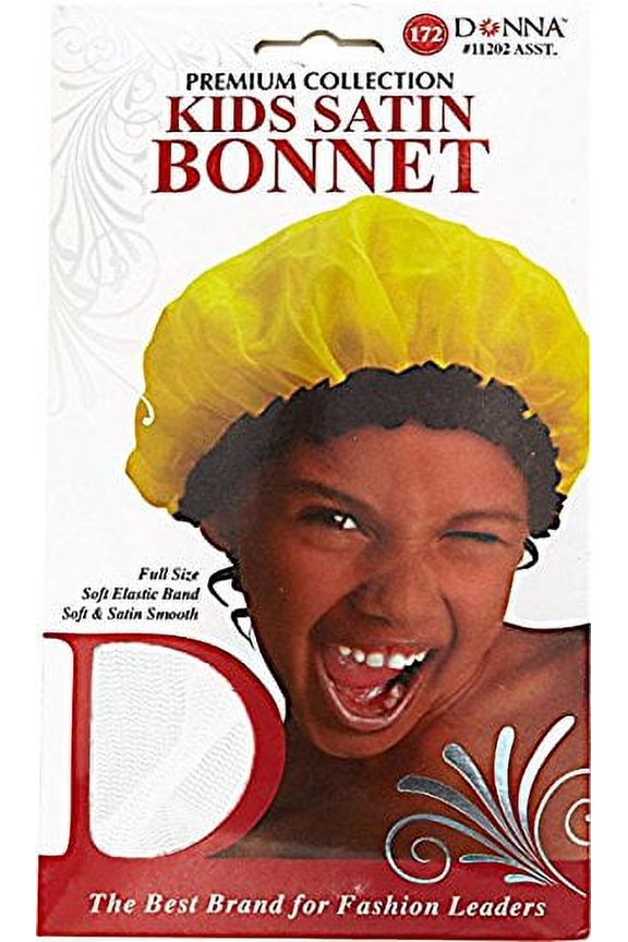 Kids Satin Bonnet, Assorted