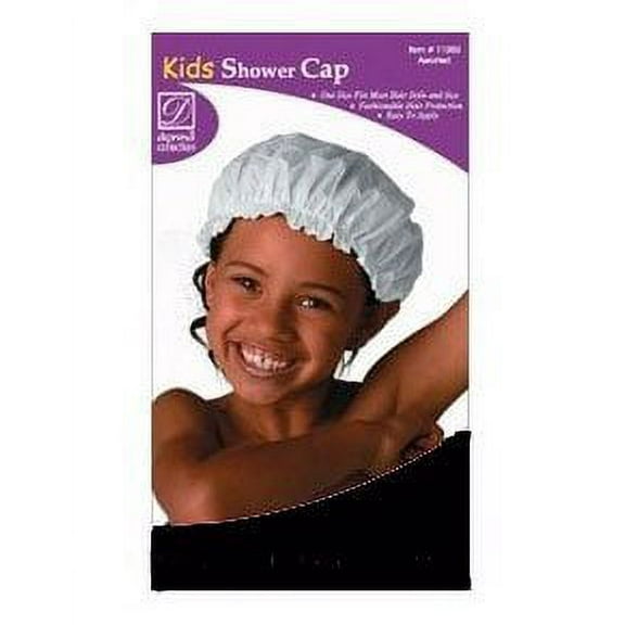 Donna Collection Kids Shower Cap, Colors Will Vary