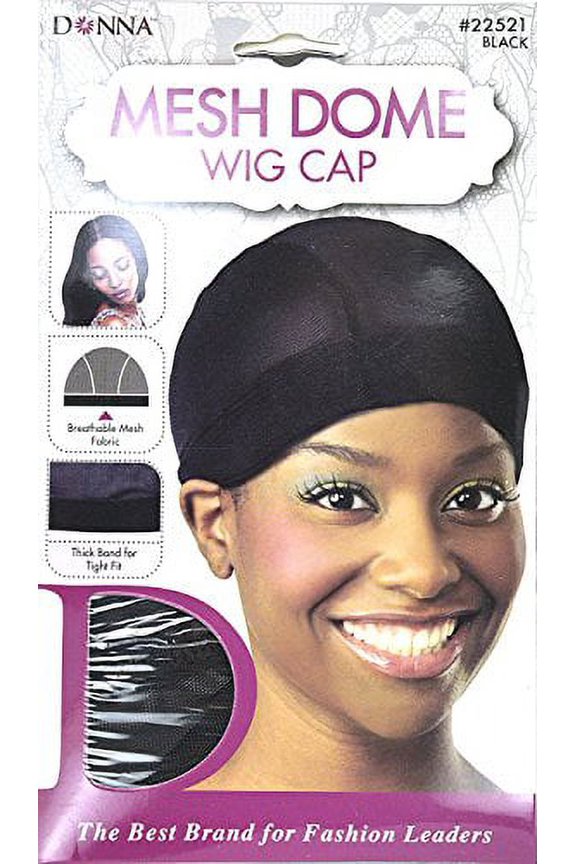 Mesh Dome Wig Cap, Black
